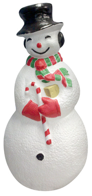 Union Products 75300 Indoor Christmas Decor Multicolored Snowman Blow Mold Multicolored