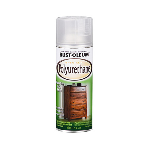 Rust-Oleum 7872830 SPECIALTY Polyurethane, Liquid, Clear, 11.25 oz, Aerosol Can