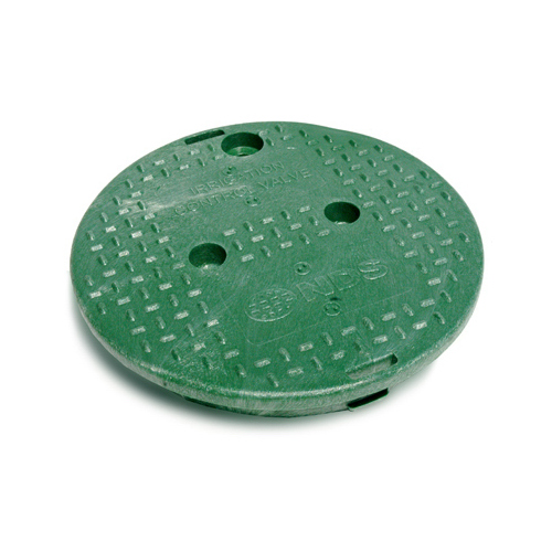 NDS 111C Valve Box Cover 9.7"ch W X 9.7"ch H Round Green Green
