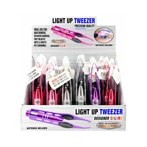 Light Up Tweezers Assorted Assorted