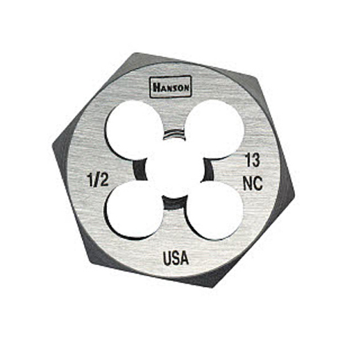 Hexagon Die Hanson High Carbon Steel SAE 1/2"