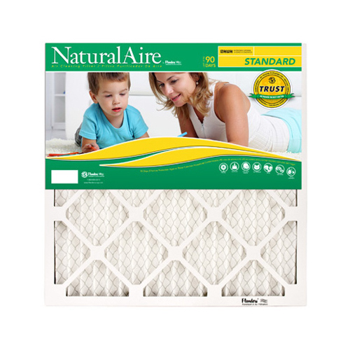 NaturalAire Standard Pleated Air Filter, 90 Days, 12x25x1-In. - pack of 12