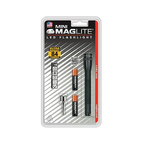 Maglite SP32016 Flashlight Mini 100 lm Black LED AAA Battery Black