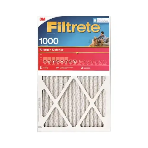 Allergen Defense Red Micro Pleated Air Filter, 3 Months, Single Pack, 18x20x1-In. - pack of 4