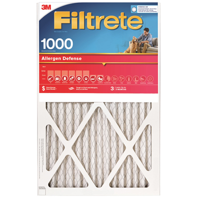 Filtrete 9840DC-6 Allergen Air Filter 23-1/2" W X 23-1/2" H X 1" D Fiberglass 11 MERV Pleated