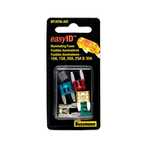 Fuse Kit, 32 VDC, 10/30 A, 1 kA Interrupt Assorted - pack of 5