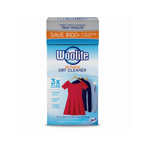 WOOLITE DCS04N Home Dry Cleaner Fresh Scent Wipes