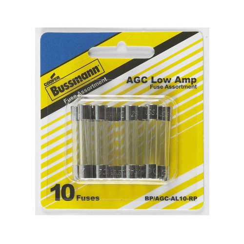 Bussmann BP/AGC-AL10-RP-XCP5 Fuse Kit - pack of 50