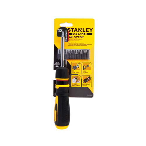 Multi-Bit Screwdriver Set Hi-Speed Black/Yellow