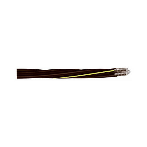 Southwire 55418406 4/0 4/0 2/0 URD Building Wire, #4/0 AWG Wire, 3 -Conductor, 500 ft L, Aluminum Conductor, Yellow Sheath