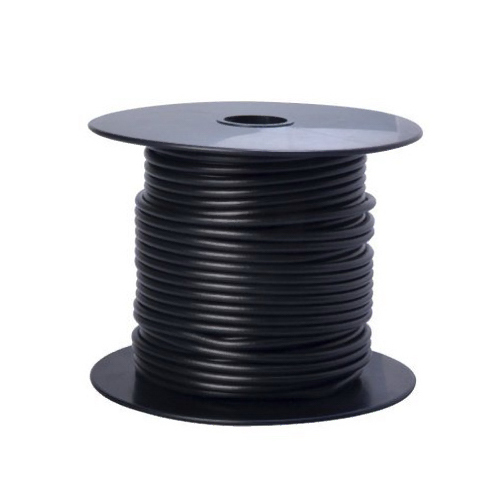 Primary Wire, 14 AWG Wire, 1-Conductor, 60 VDC, Copper Conductor, Black Sheath, 100 ft L - pack of 2