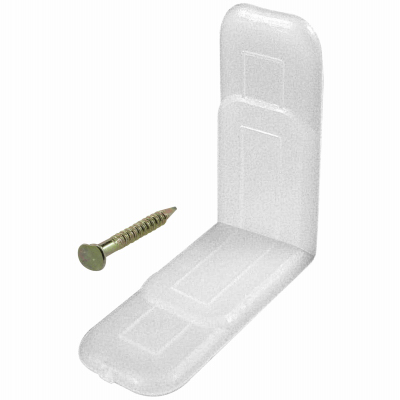 Prime-Line R 7153 Drawer Guide Side Saddles, Nylon/Plastic, White