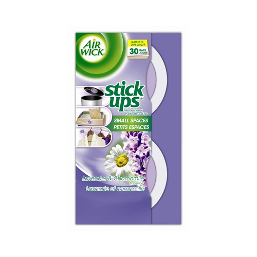 Air Wick 6233885825 Air Freshener Stick Ups Lavender & Chamomile Scent 2 oz Solid