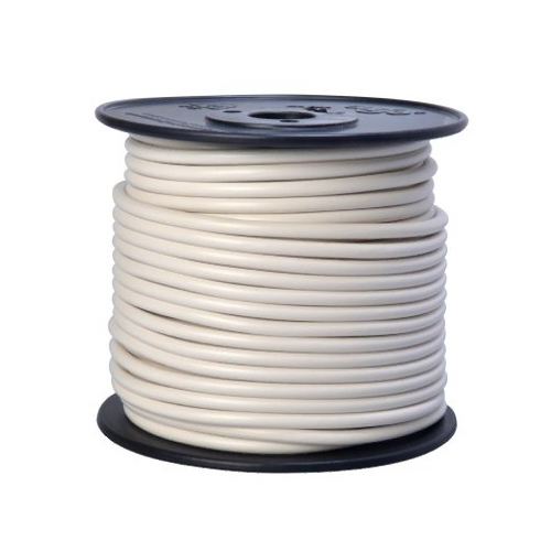 Primary Wire 100 ft. Stranded 10 Ga. White - pack of 100