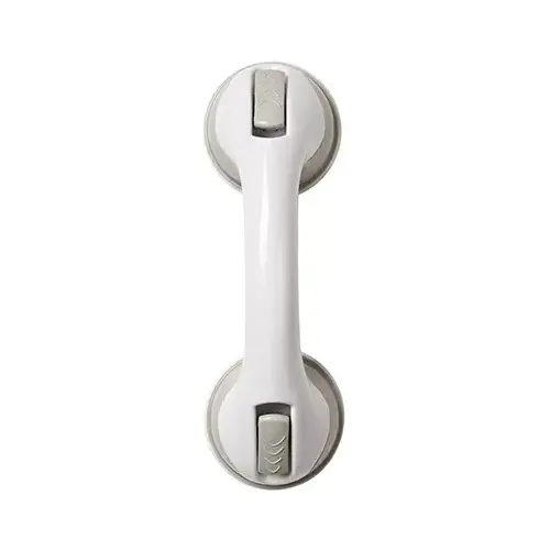 Suction Cup Grab Bar 12" L ADA Compliant Plastic White