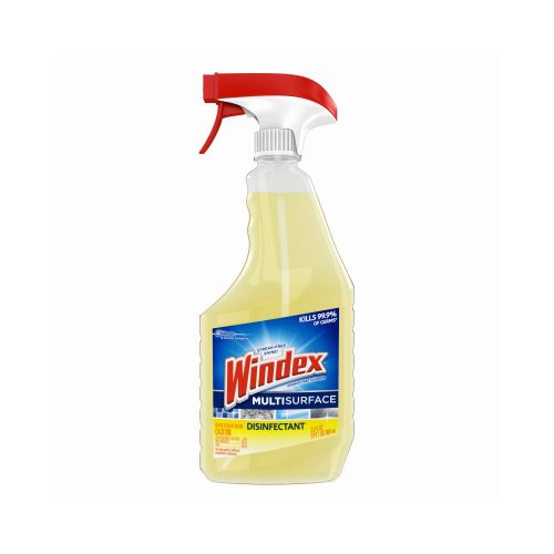 Cleaner, 23 oz Spray Bottle, Liquid, Citrus, Yellow - pack of 8