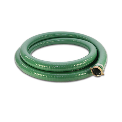 Suction Hose PVC 2" D X 20 ft. L Green