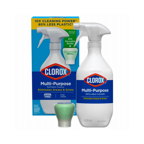 CLOROX 60160 All Purpose Cleaner Crisp Lemon Scent Concentrated Liquid 20 oz