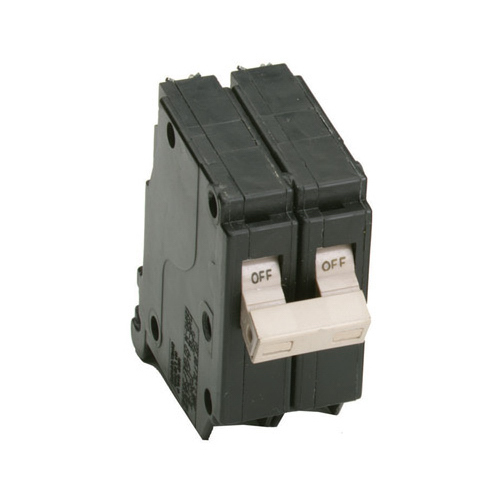Circuit Breaker, Mini, Type CH, 60 A, 2 -Pole, 120/240 V, Common, Fixed Trip, Plug Mounting