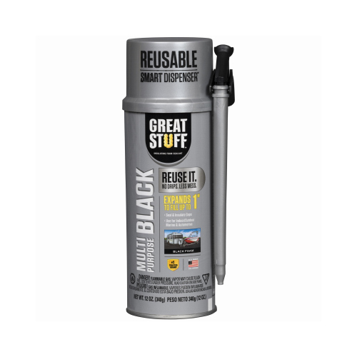 Great Stuff 99112876 Foam Sealant Smart Dispenser Black Polyurethane