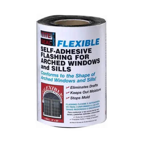 Flexible Window Flashing 9" W X 25 ft. L Rubber Clear Clear