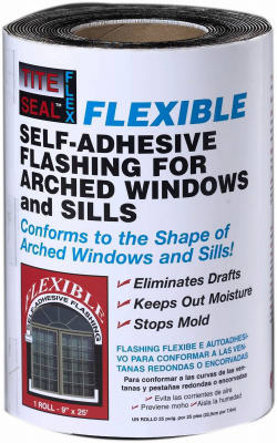 Tite Seal TSF925 Flexible Window Flashing 9" W X 25 ft. L Rubber Clear Clear