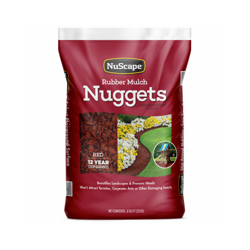 NuScape LNS8RD Nuggets Red Rubber 0.8 cu ft Red