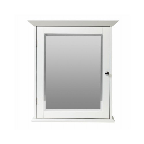 Medicine Cabinet/Mirror 25.25" H X 22" W X 6.75" D Rectangle White