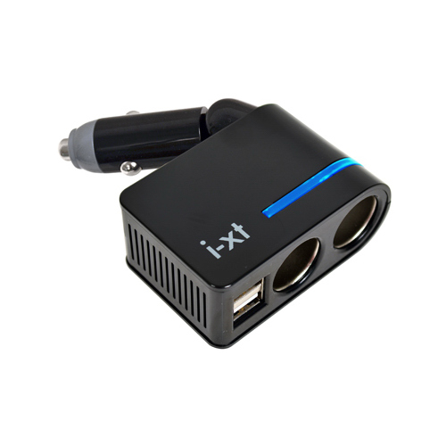 USB Adapter 12 V Black Black