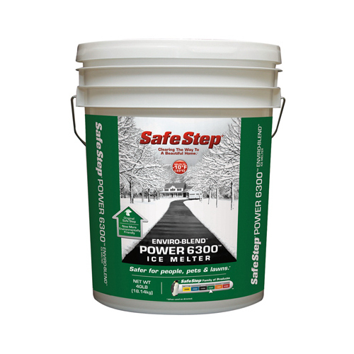 Safe Step 806733 56840 Ice Melter, Crystalline Solid, White, 40 lb Pail