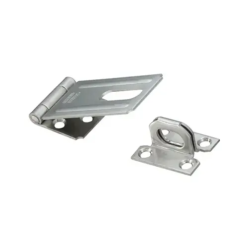 National Hardware N348-268 V37 Series Safety Hasp, 4-1/2 in L, Stainless Steel Silver