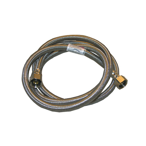 Faucet Supply Line 1/2" FIP X 1/2" D FIP 72" Braided Stainless Steel
