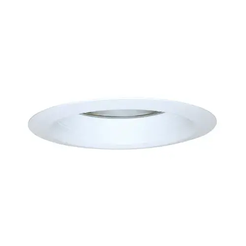 Air-Tite 6 In. White Baffle w/Clear Reflector Recessed Fixture Trim