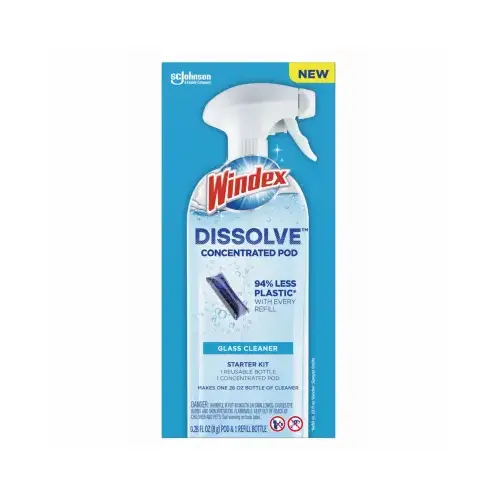 Dissolve Concentrated Cleaner Starter Kit, Dissolve Pod, Solvent-Like, Blue