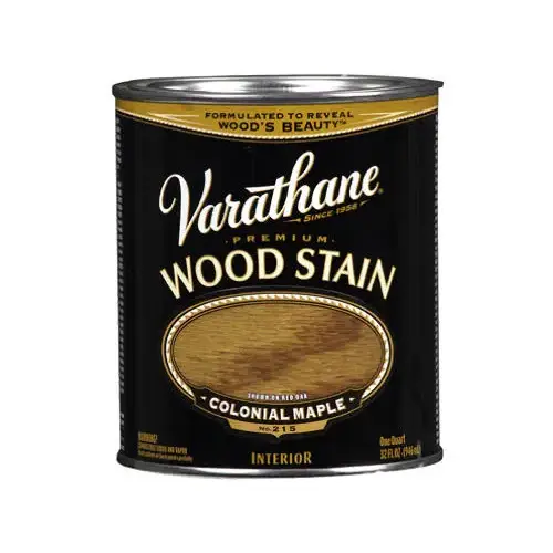 Wood Stain Semi-Transparent Colonial Maple Oil-Based Urethane Modified Alkyd 1 qt Colonial Maple