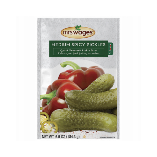 Mrs. Wages W658-J7425 Spicy Pickle Mix, 6.5 oz Pouch