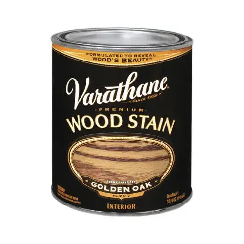 Wood Stain Semi-Transparent Golden Oak Oil-Based Urethane Modified Alkyd 1 qt Golden Oak