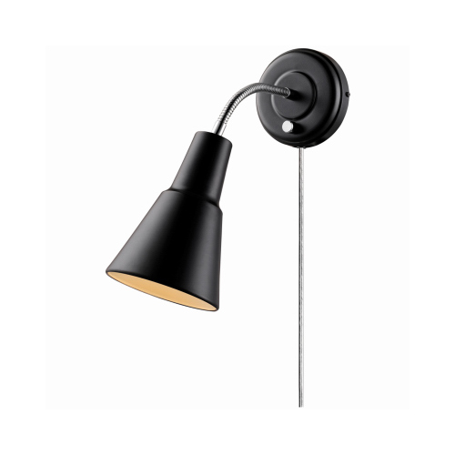 Wall Sconce Ramezay 1-Light Matte Black Modern Matte