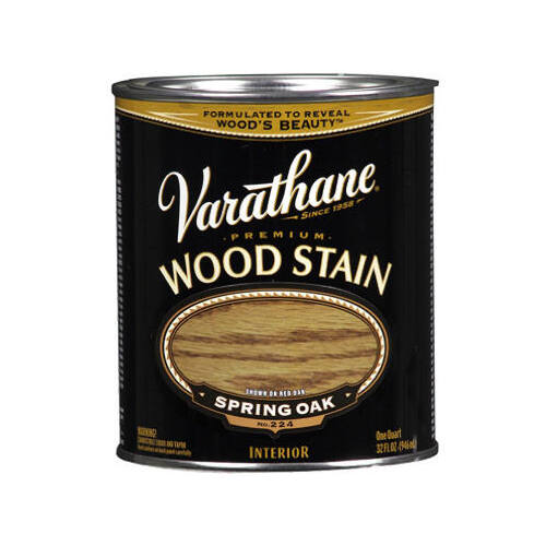 Wood Stain Semi-Transparent Spring Oak Oil-Based Urethane Modified Alkyd 0.5 pt Spring Oak