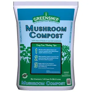 Greensmix Organic Mushroom Soil Compost 1 ft³