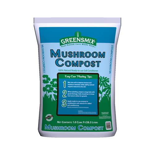 Greensmix WGM03227 Compost Organic Mushroom Soil 1 ft