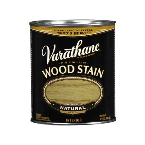 Wood Stain Semi-Transparent Natural Oil-Based Urethane Modified Alkyd 1 qt Natural