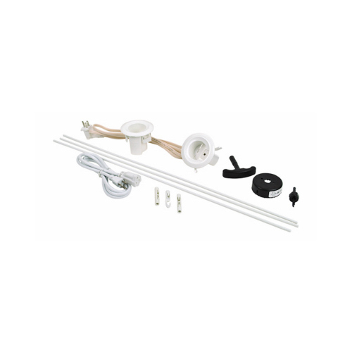 Legrand CMK70 Cord and Cable Power Kit, Low Voltage Cable, White