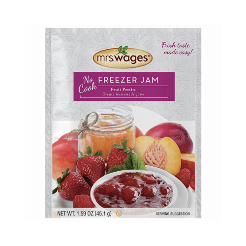 Mrs. Wages W599-H3425 Freezer Jam Fruit Pectin, 1.59 oz Pouch