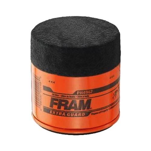 Fram PH4967 PH4967 Full Flow Lube Oil Filter, 3/4- 16 Connection, Threaded, Cellulose, Synthetic Glass Filter Media