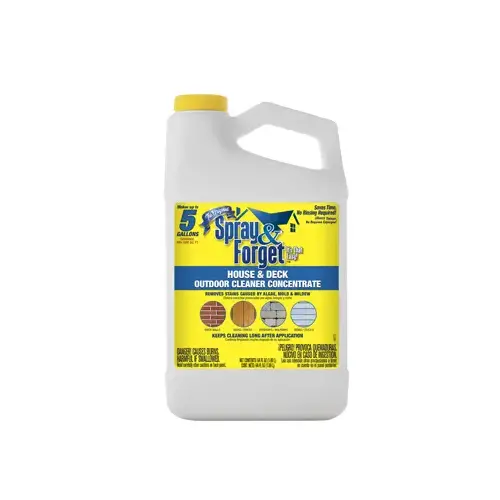 Spray & Forget SFDCH04 64 Oz. Liquid Concentrate House & Deck Outdoor Cleaner Mold Stain Remover