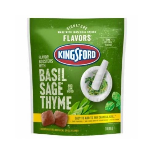 KINGSFORD 32615 Charcoal Briquettes Signature Flavors All Natural Basil Sage Thyme 2 lb