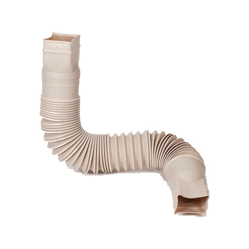 Amerimax 85014 FlexASpout Series Downspout Extension, 22 to 55 in L