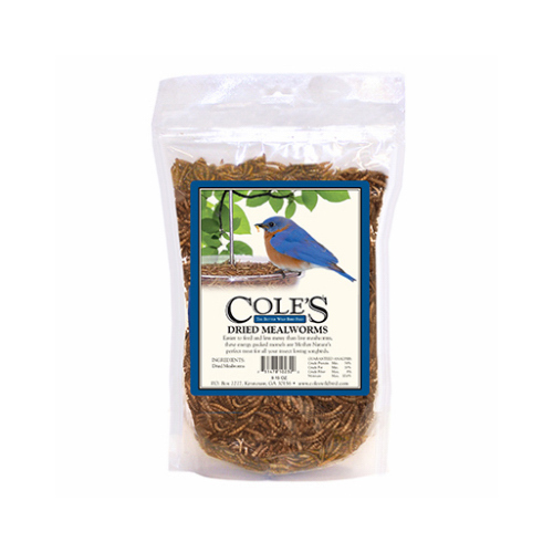 Wild Bird Food Cole's Assorted Species Dried Mealworm 9.15 oz