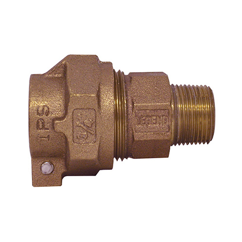 Legend 313-234NL T-4320NL Series Pipe Coupling, 3/4 in, Pack Joint x MNPT, Bronze, 100 psi Pressure